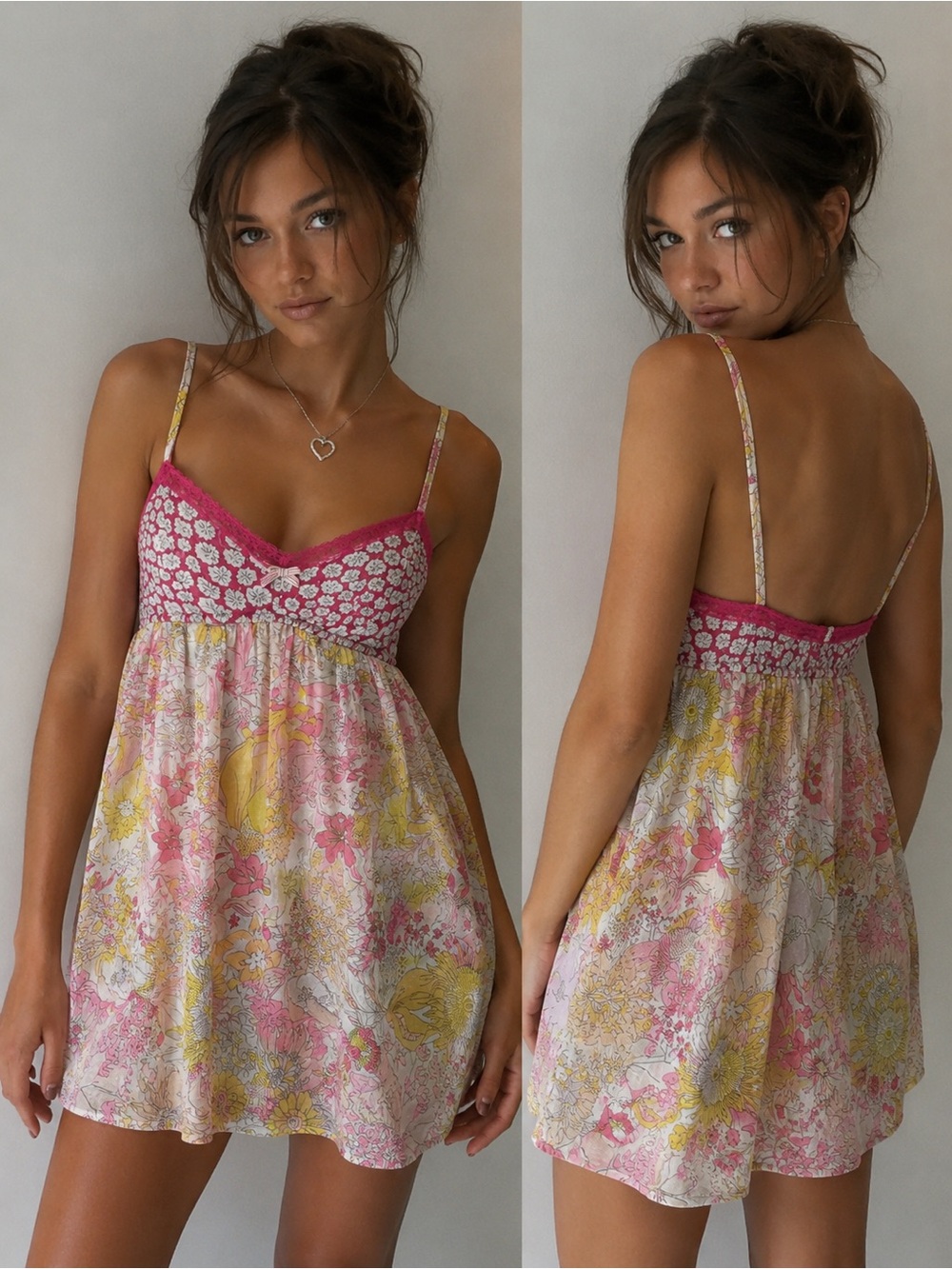 Y2K Liberty of London for Target Floral Babydoll Mini Dress Cottagecore Coquette